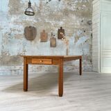 Solid oak dining table