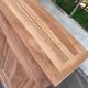 Louis Philippe high buffet from the 19th century, renovated in solid walnut.