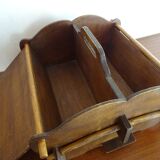 Scandinavian worker in vintage wood