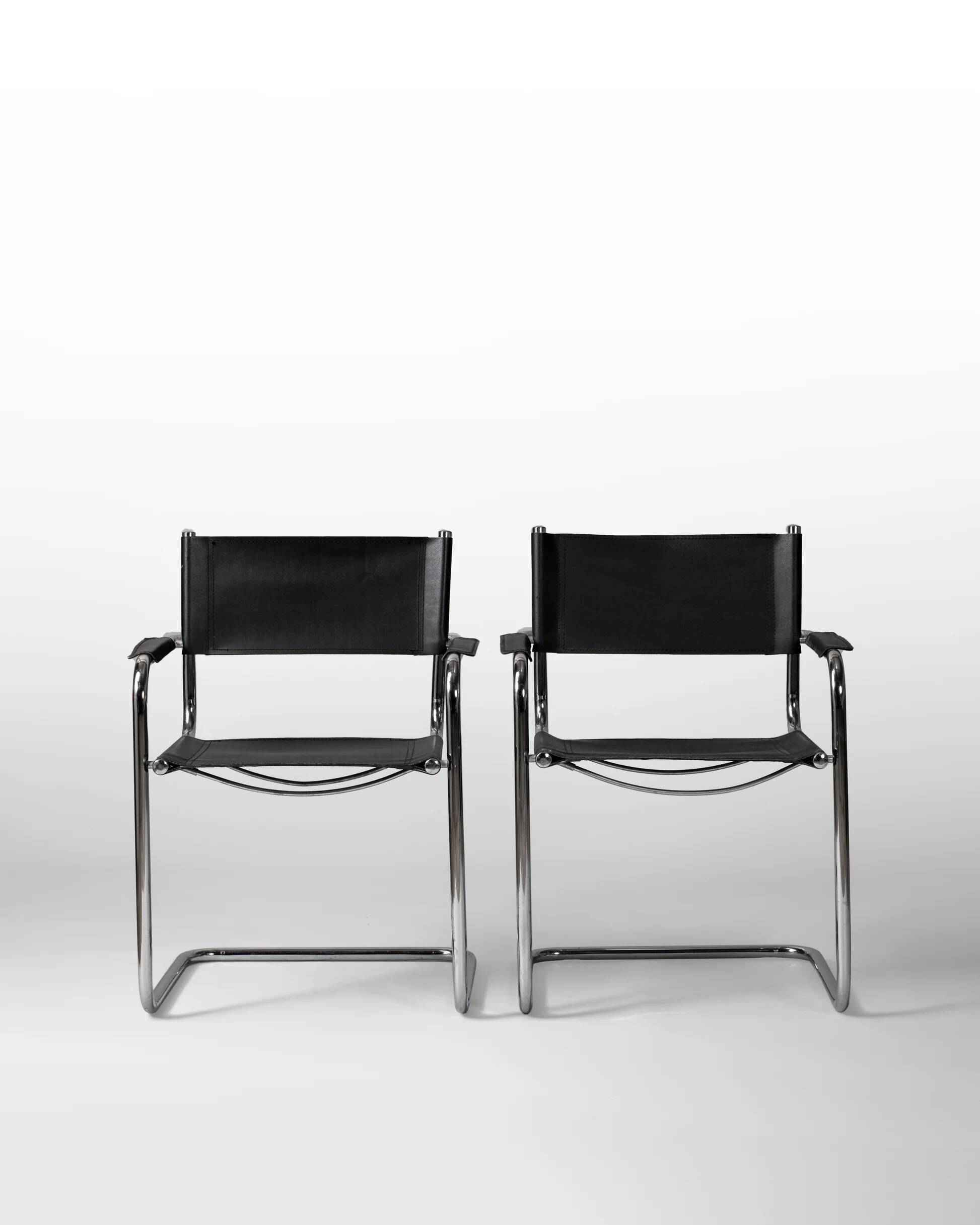 Pair of B34 chairs, Marcel Breuer, Germany, 1930s