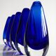 Murano glass vase Sommerso Mid Century Modern 1970s