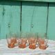 Verres roses art déco
