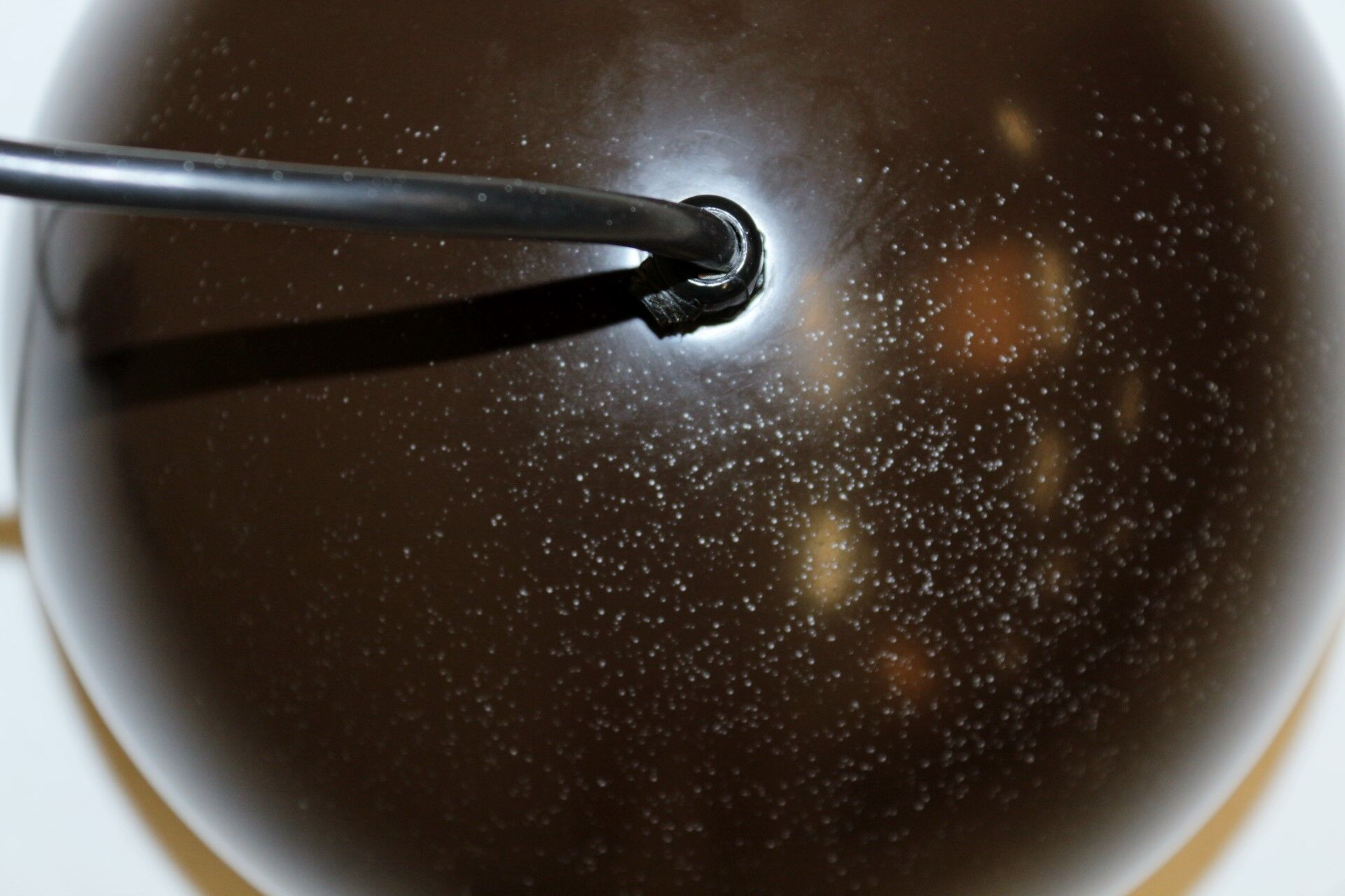 Metal spherical hanging lamp, Sweden, 1970