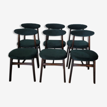 Set of 6 chairs designed by T. Halas vintage 60