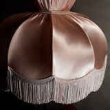 Pressed moulded glass lamp of chocolate art deco non sign muller schneider