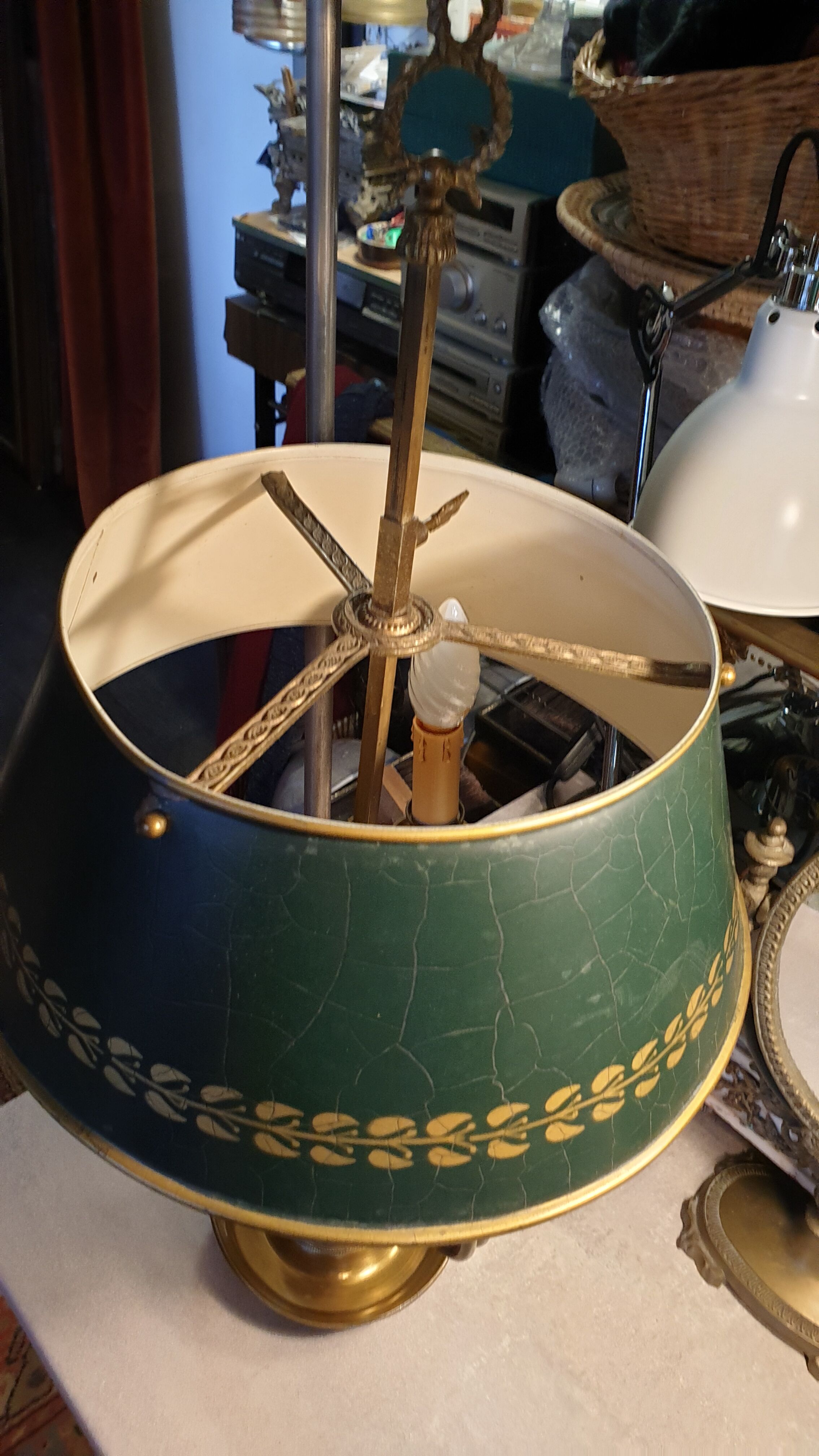 Lamp hot water bottle hunting horn