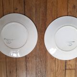 Set of 2 vintage Badonviller dessert plates