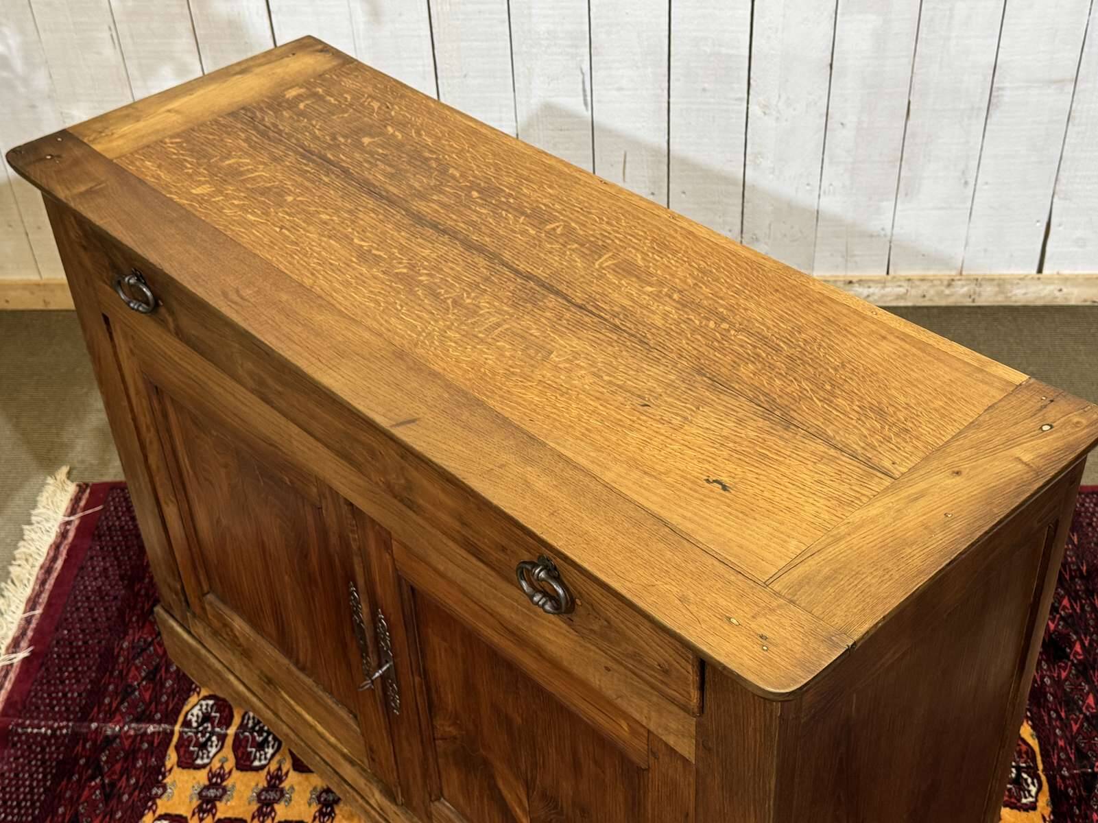 Buffet early 20th century in chestnut wood