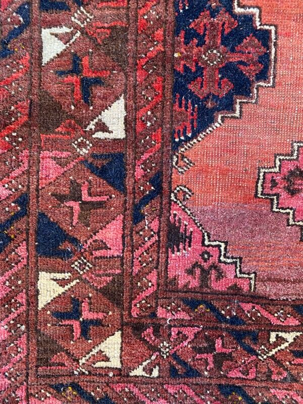 Old Afghan Turkmen carpet 85x148 cm