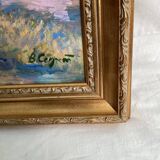 Signed painting Oil on canvas dimensions: height -55cm-width -63cm-