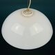 Vintage swirl murano glass pendant lamp Italy 1970s