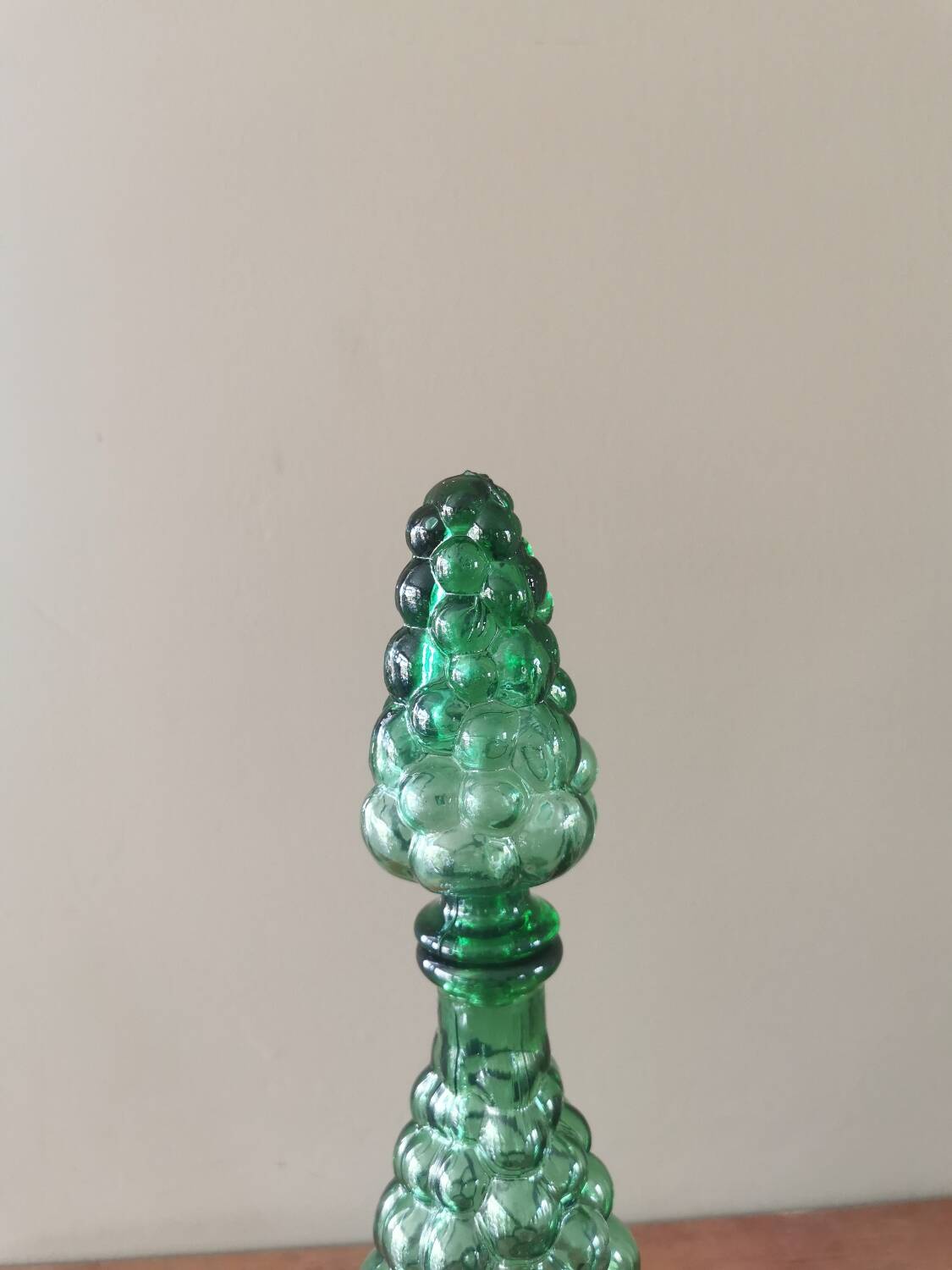 Vintage carafe with giant bubbles
