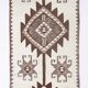 3x12 Kilim Beige & Brown Pattern Kilim Runner,Faded Turkish Runner,95x373Cm
