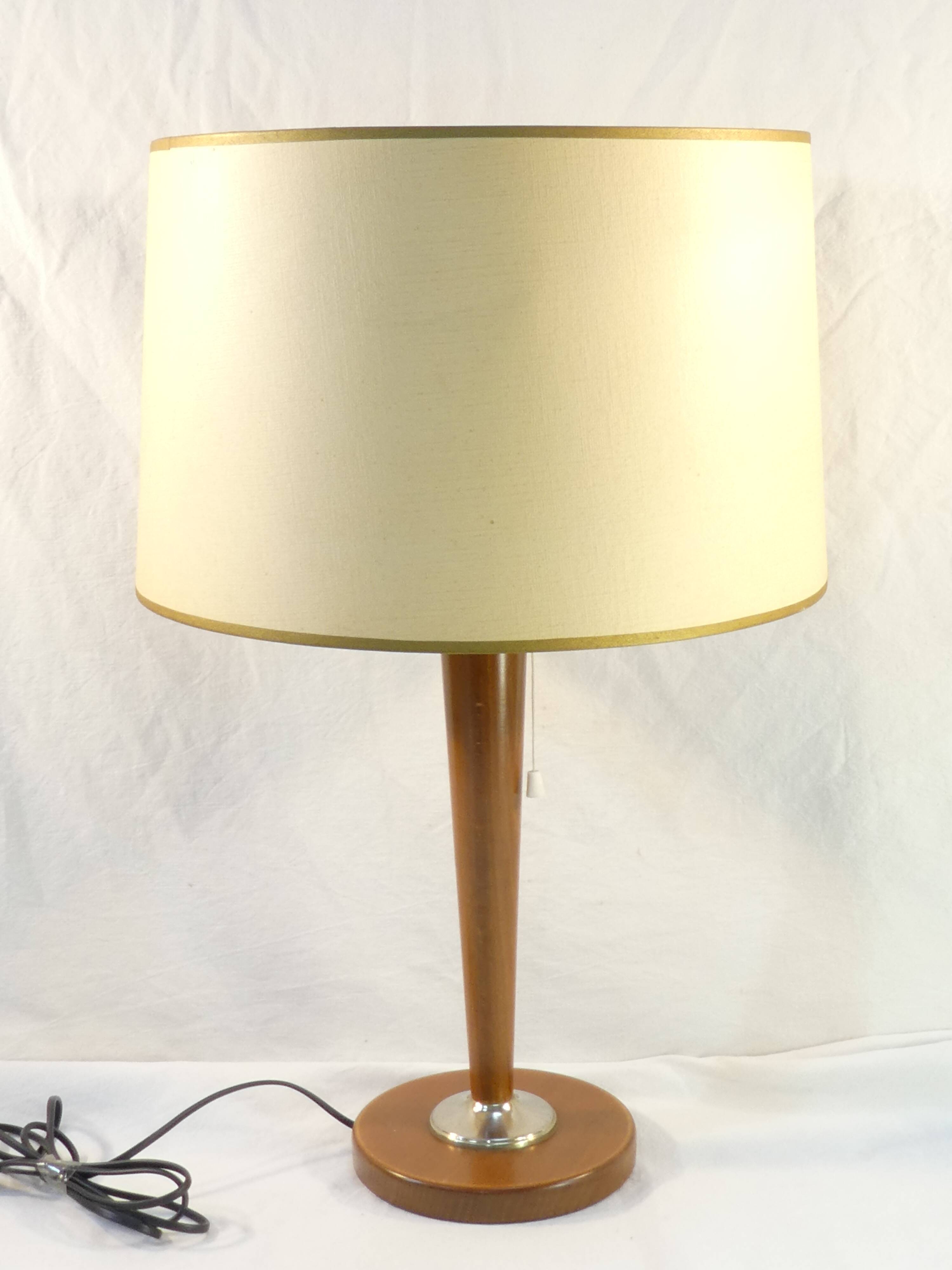 Mazda style lum desk lamp in box and chrome metal