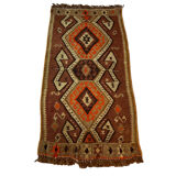 Vintage turkish kilim rug , 95 x 48 cm