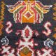 Vintage Moroccan tribal carpet 110x70 cm
