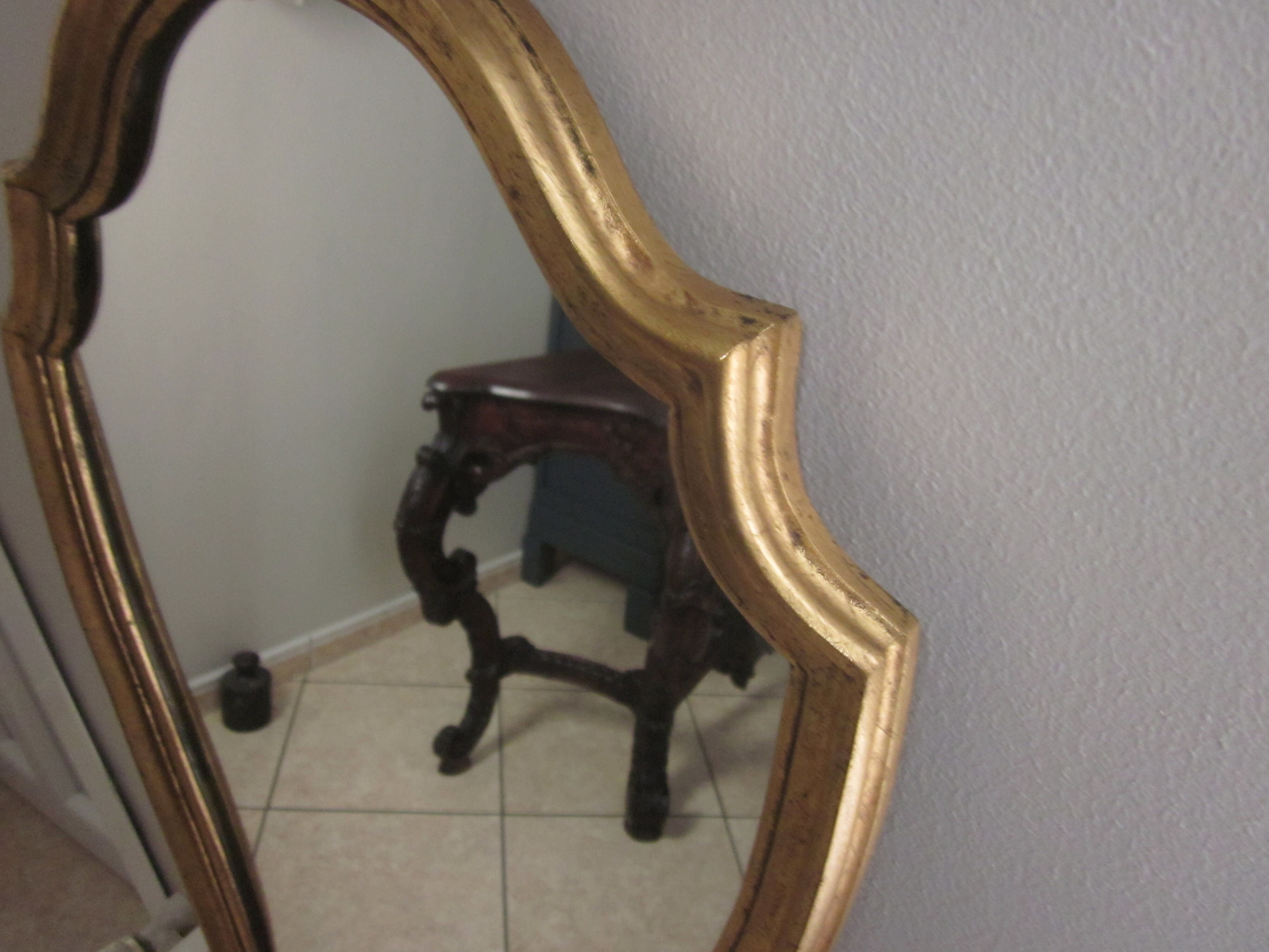 Gold style mirror