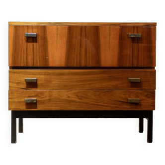 Vintage lacquered chest of drawers