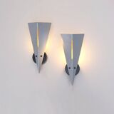 Pair of "Toca" wall lamps by DIJKSTRA, Holland 1980