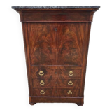 secretaire restauration en acajou du xix ème siecle
