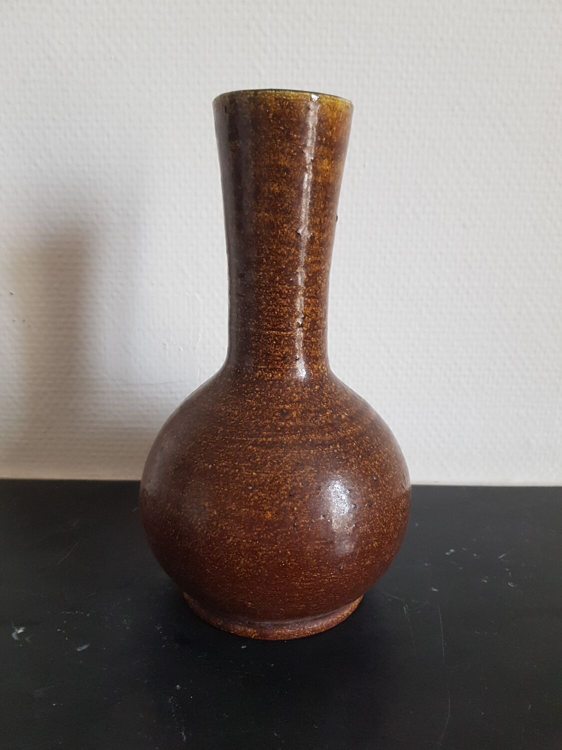 Vintage ceramic vase signed
