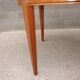Round table and marquetry with extension