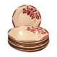 Set of 9 dinner plates Saarguemines
