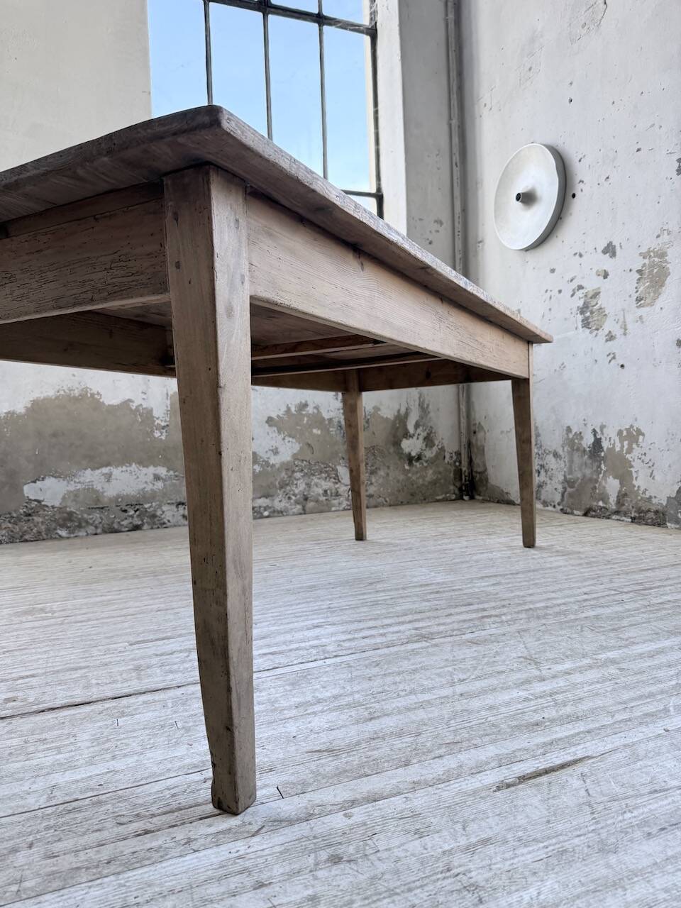 1950 pine farmhouse table 2m