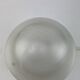 White clear glass peill and putzler mushroom table lamp