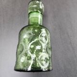 Bubble glass carafe: vintage