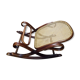 Curved wooden footrest