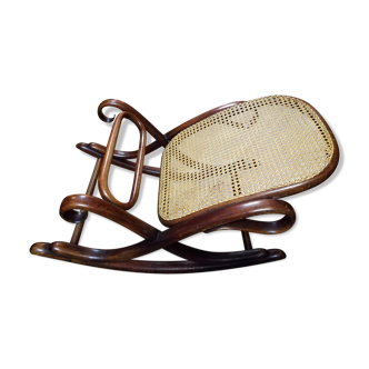 Curved wooden footrest