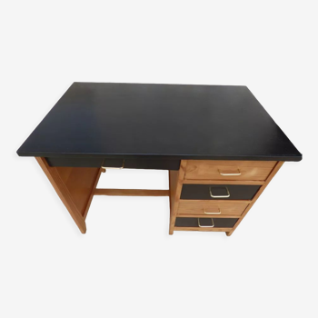 Bureau en bois 5 tiroirs