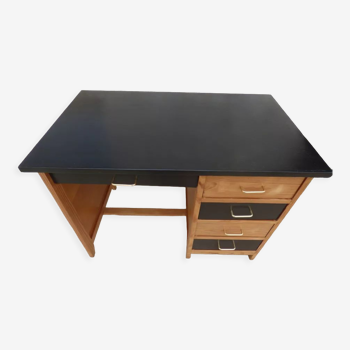 Wooden desk 5 drawers
