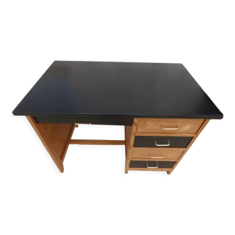 Bureau en bois 5 tiroirs