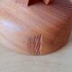 Scandinavian wooden flower lamp 1970