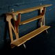 Art nouveau murale shelf
