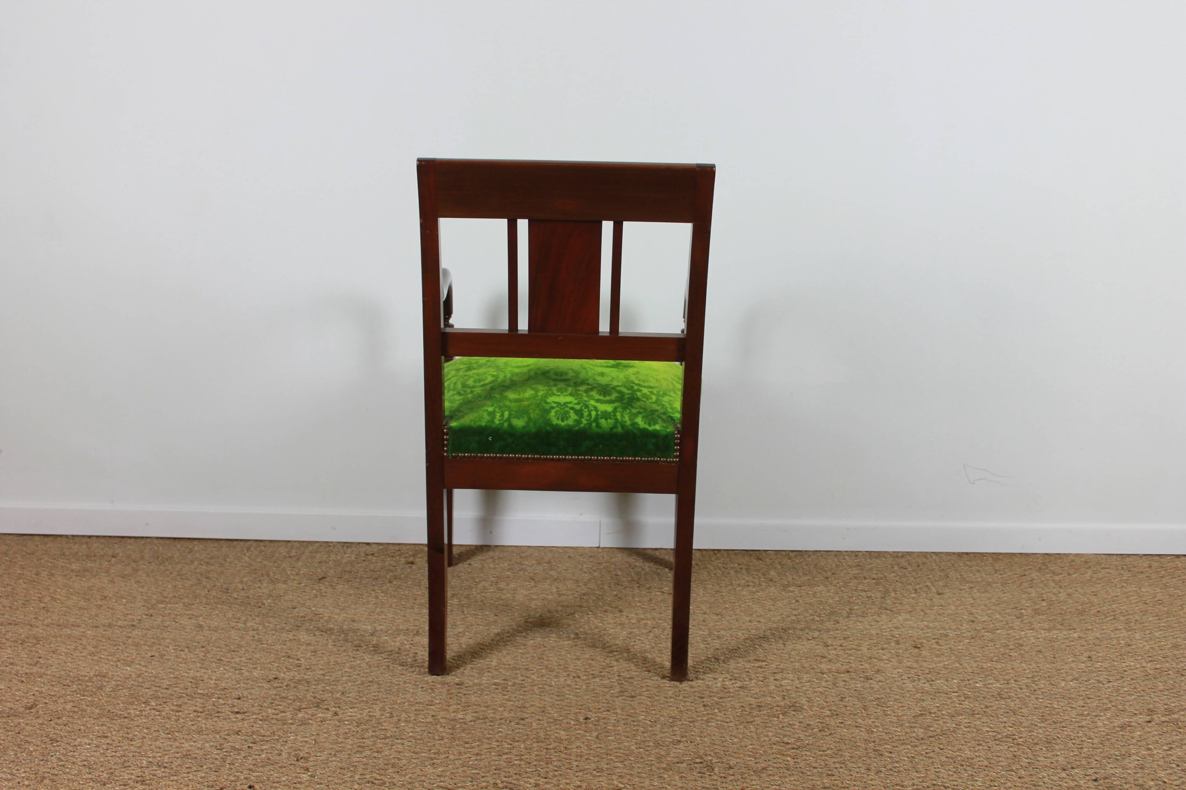 Empire style armchairs