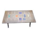 Old ceramic coffee table