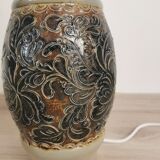 Lamp foot in stoneware Vintage Betschdorf Rémy fils