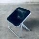 Plona Leather Side Chair by Giancarlo Piretti for Castelli, 1970s