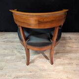 Walnut office chair – Restoration period – 19th century