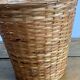 Rattan wastebasket