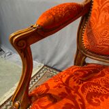 Walnut armchair louis XV