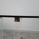 Dining table in lucite and Italian design glass for Metalarte from the 70s