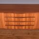 Restored 1960s Retro EON Elliots of Newbury Zebrano Sideboard Atomic Legs