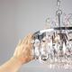 Paire de lustres en cristal viennois vintage, années 70