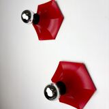 Pair of Hoffmeister Space-Age Wall Lights, Germany, 1970s