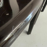 Set of 5 Selene plastic chairs designed by Vico Magistretti Artemide