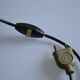 Brushed aluminium and chrome metal desk lamp 70's 1970